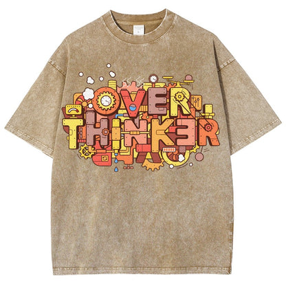 The Overthinker! Vintage Distressed T-shirt