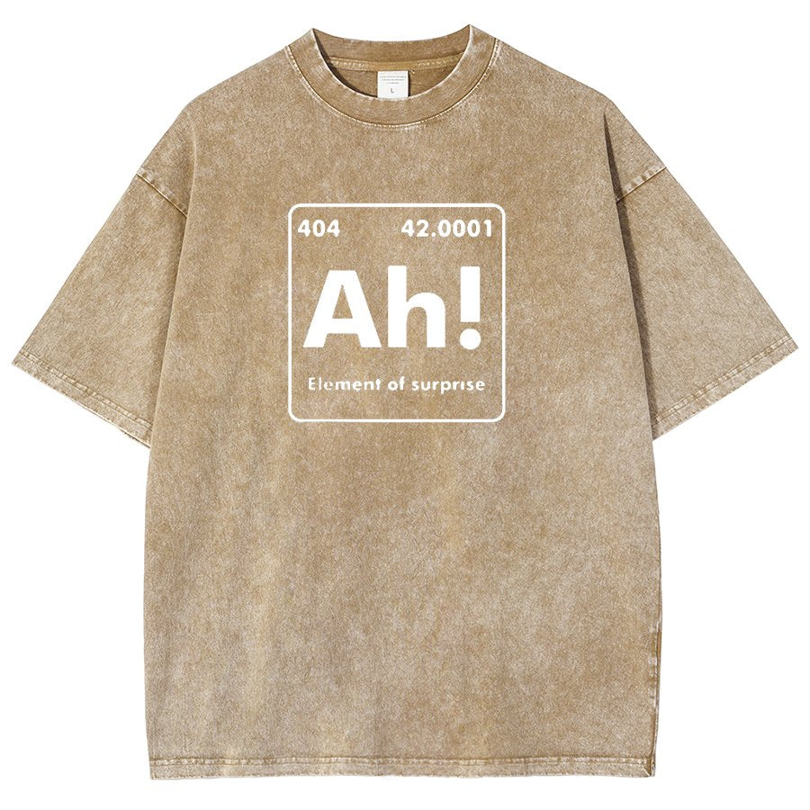 Ah! The Element Of Surprise Vintage Distressed T-shirt