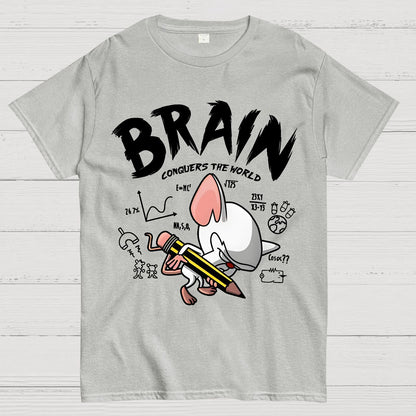 Brain Conquers The World! Geek T-Shirt