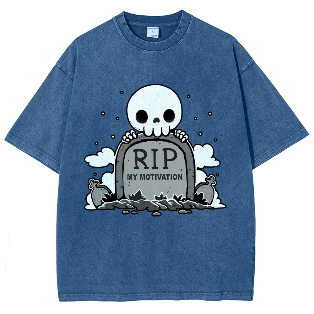 Rip My Motivation Vintage Distressed T-shirt