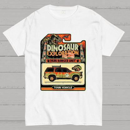Dinosaur Exploration Vehicle Geeky T-Shirt