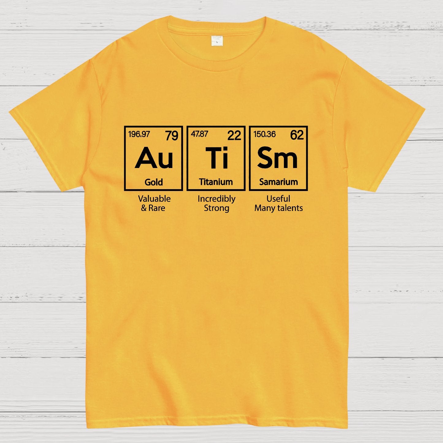 Autism Awareness Elements Periodic Geek T-Shirt