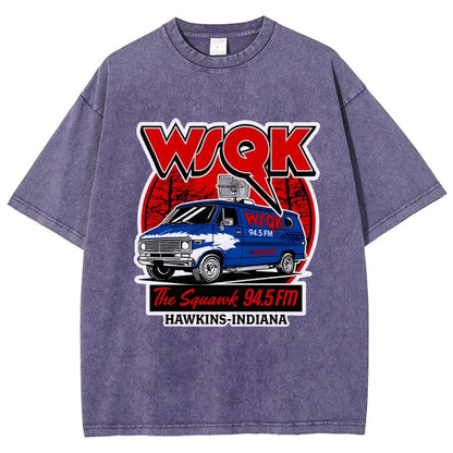 WSQK Elmwood Vintage Distressed T-shirt