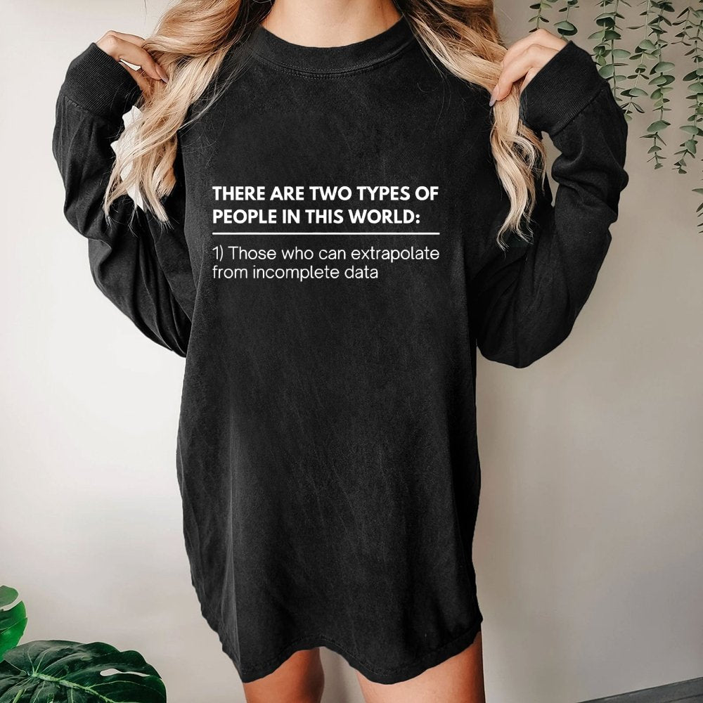 Incomplete Data  Extrapolate Washed Long Sleeve Tee