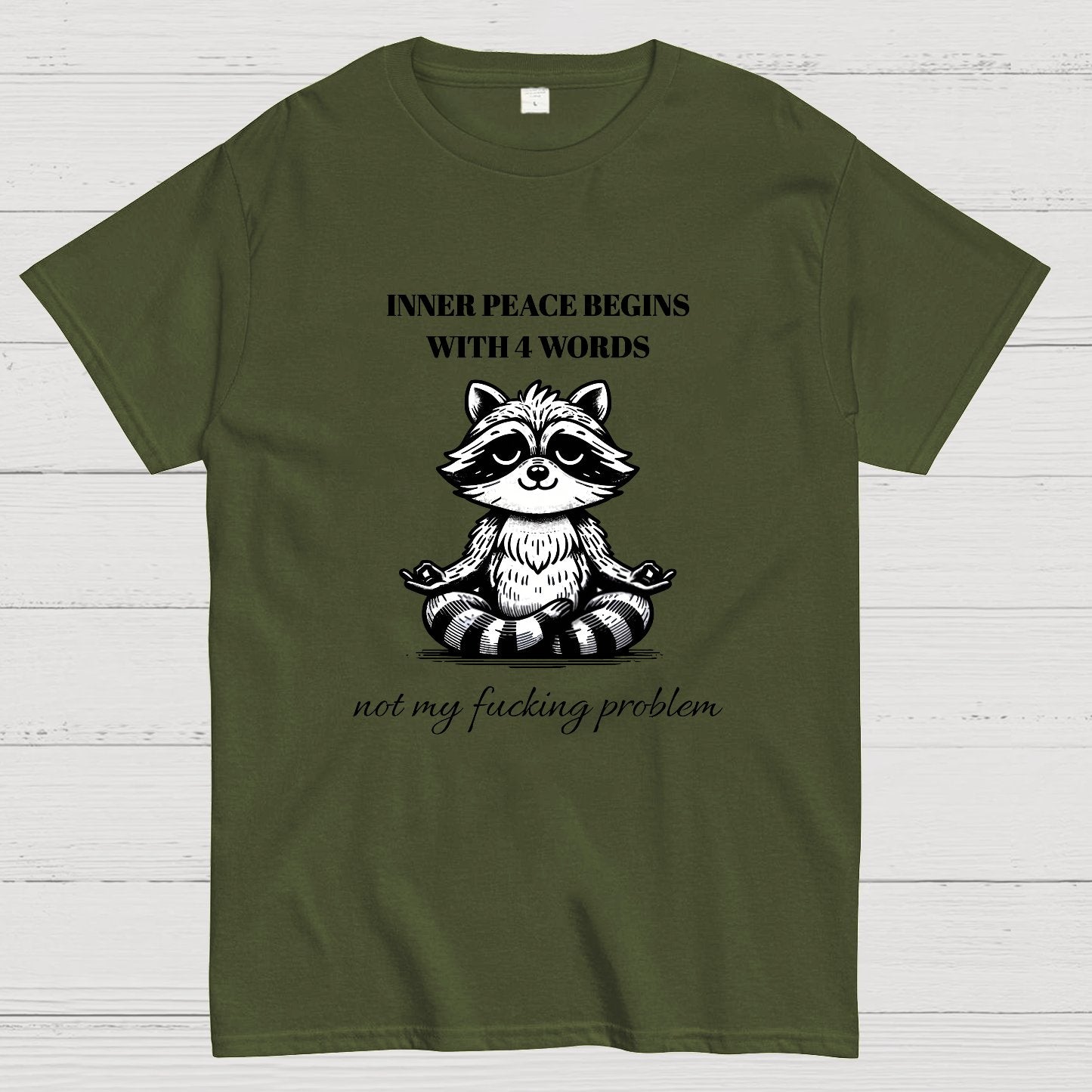 Inner Peace Begins With Four Words , Funny Nerdy T-Shirt