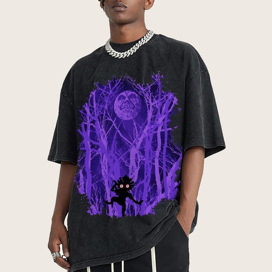 Lost In The Woods Vintage Distressed T-shirt