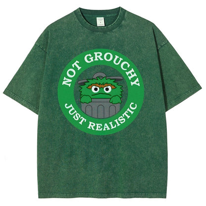 I'm Not Grouchy Vintage Distressed T-shirt