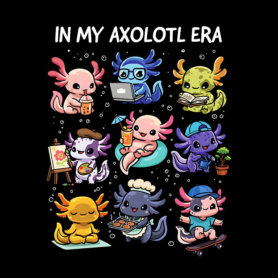 In My Axolotl Era Geek T-Shirt