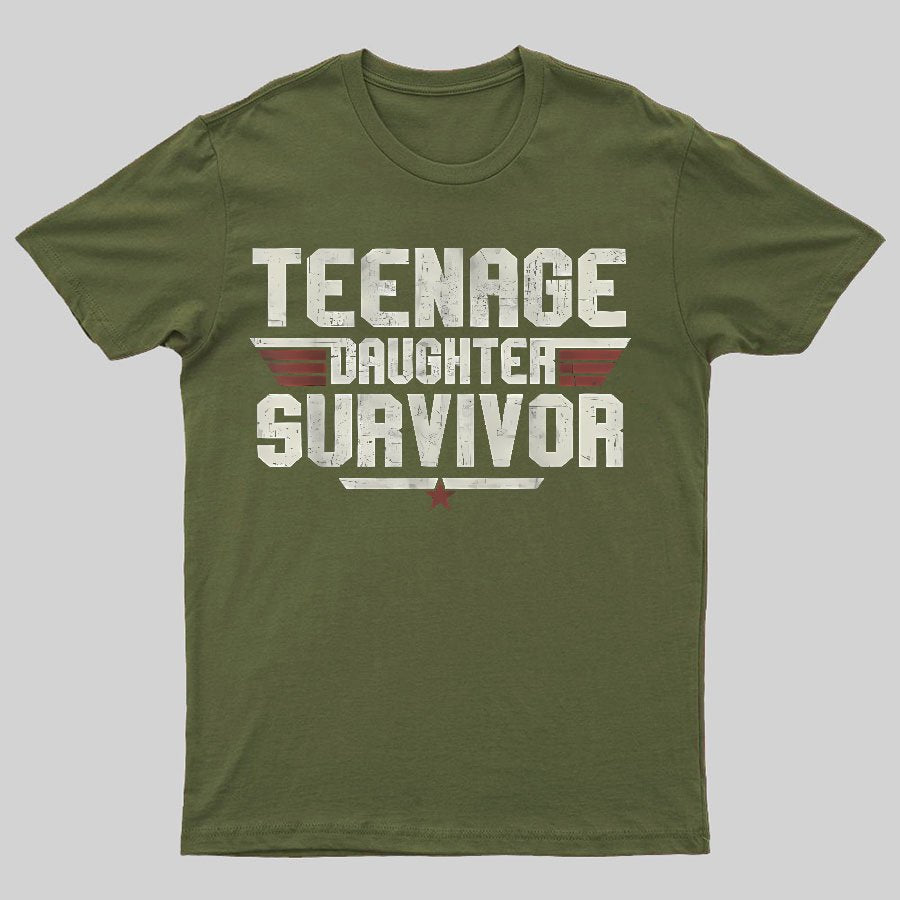 Teenage Daughter Survivor Vintage Geeky T-Shirt