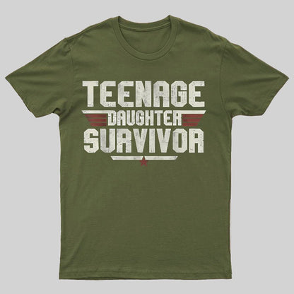 Teenage Daughter Survivor Vintage Geeky T-Shirt