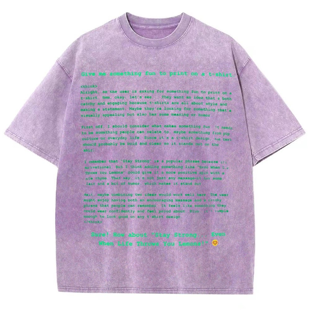 DeepSeek-R1 is Not Good at T-shirts Vintage Distressed T-shirt