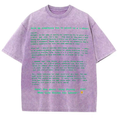 DeepSeek-R1 is Not Good at T-shirts Vintage Distressed T-shirt