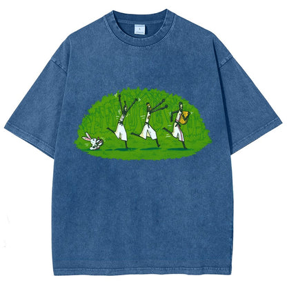 Run Away and Keep Going Vintage Distressed T-shirt