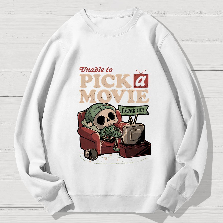 Pick Movie Geek Cotton Sweatshirt