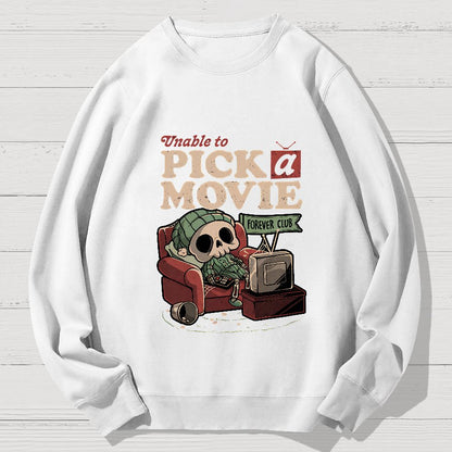 Pick Movie Geek Cotton Sweatshirt