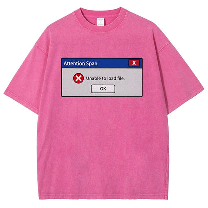 Attention Span Not Loading Vintage Distressed T-shirt