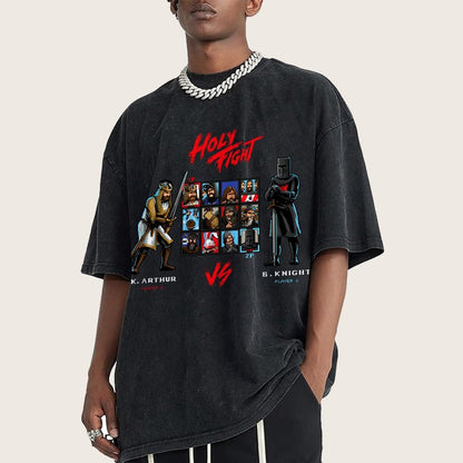 Holy Fight Vintage Distressed T-shirt