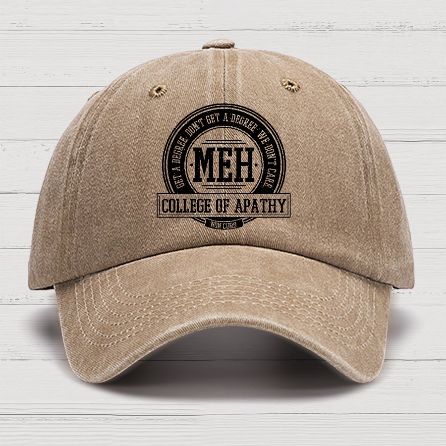 College of Apathy Cotton Hat
