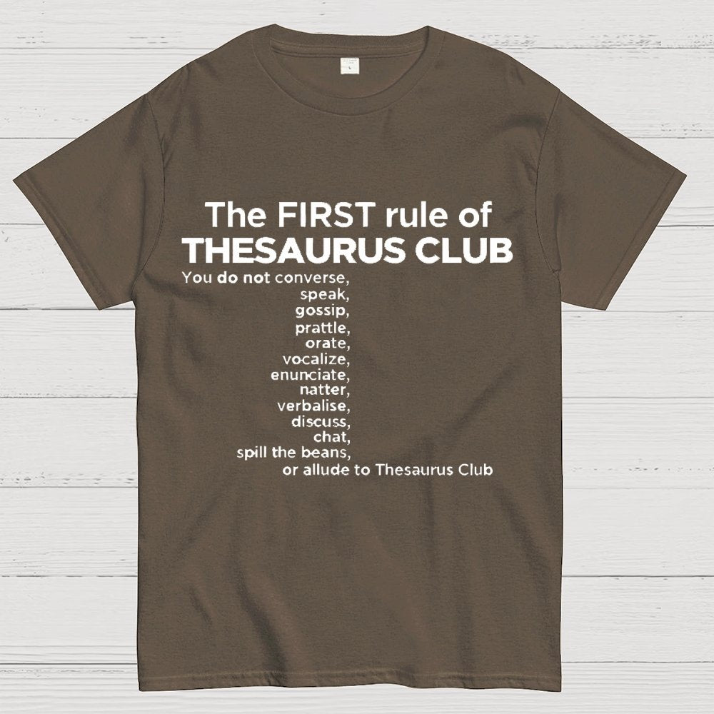 Thesaurus Club Confidential Geek T-Shirt