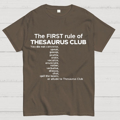 Thesaurus Club Confidential Geek T-Shirt