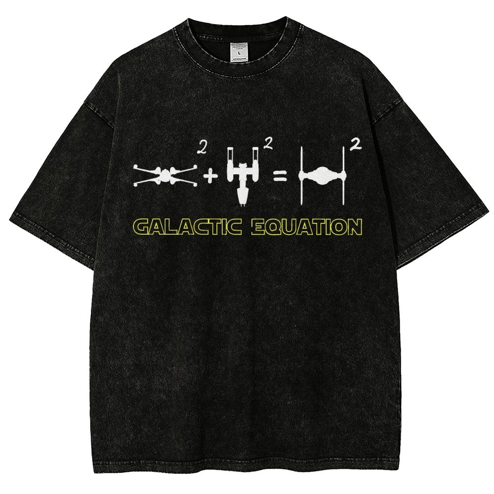 Galactic Equation Vintage Distressed T-shirt
