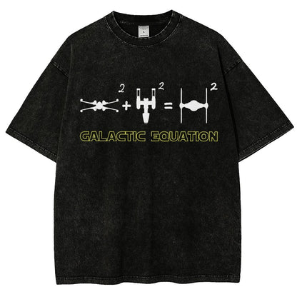 Galactic Equation Vintage Distressed T-shirt