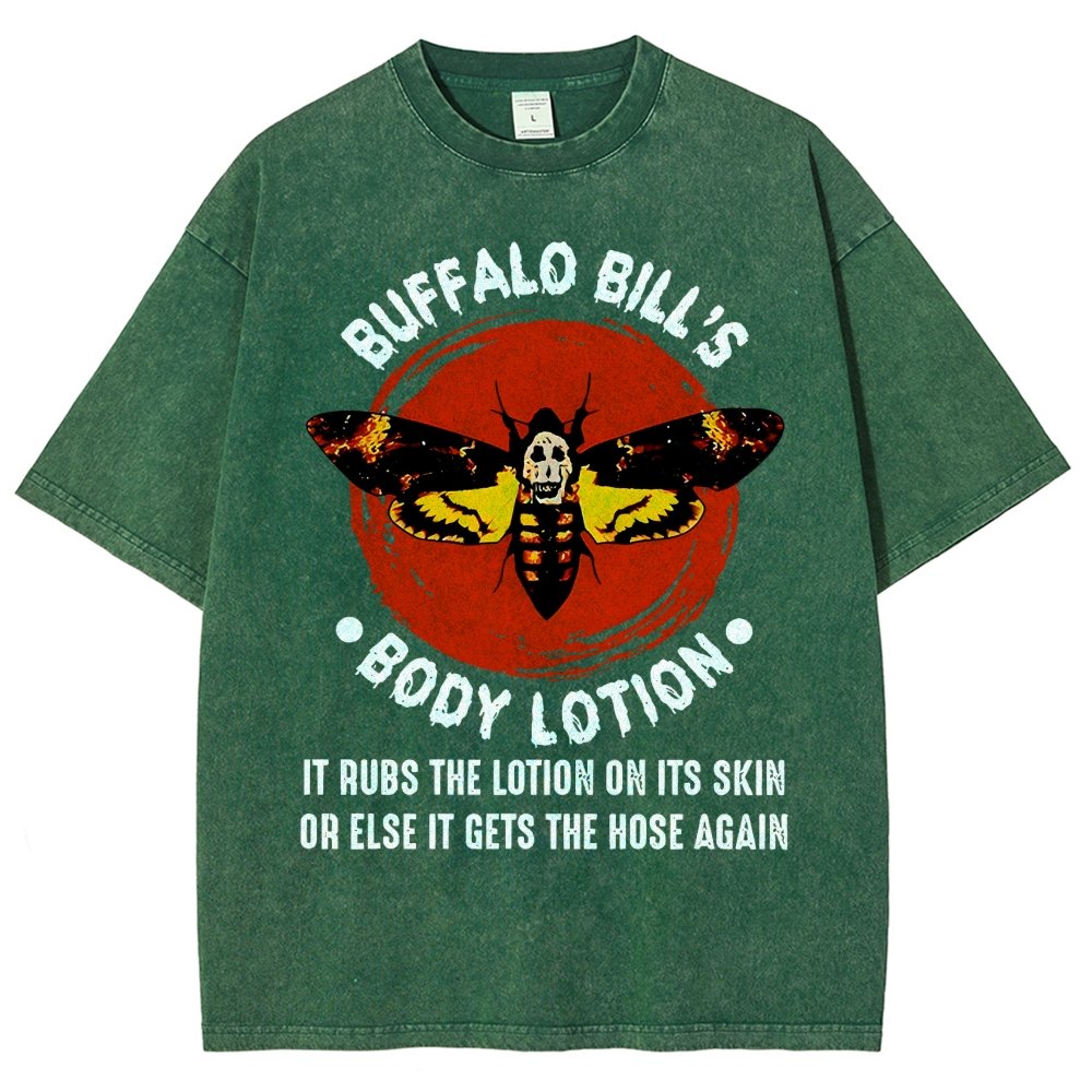 buffalo bills body lotion Vintage Distressed T-shirt
