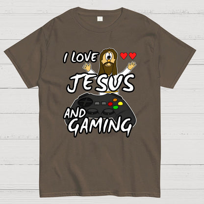 I Love Jesus And Gaming Geek T-Shirt