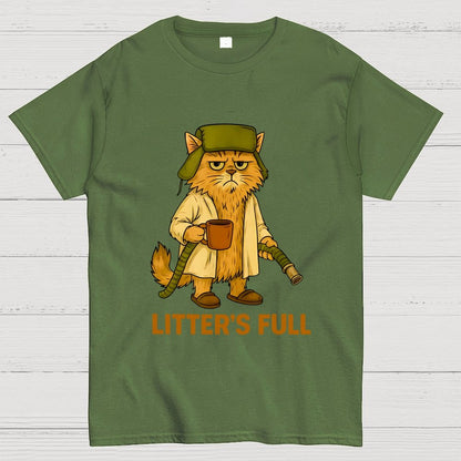 Litter’s Full Cat Geek T-Shirt