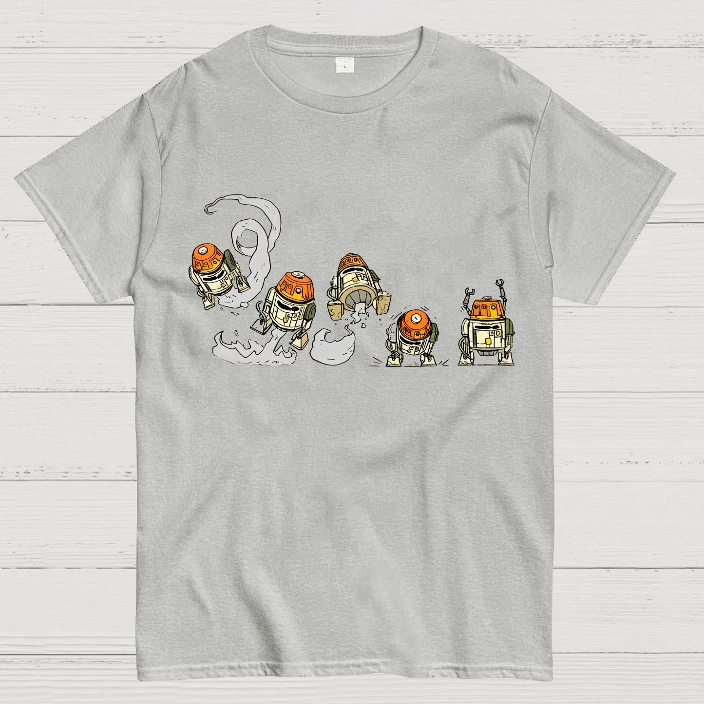 Panic Robot Geek T-Shirt