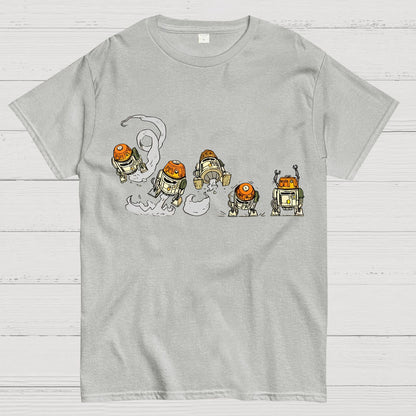 Panic Robot Geek T-Shirt