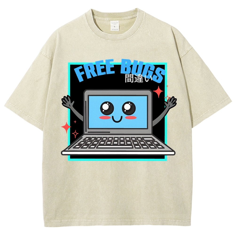 Free Bugs Vintage Distressed T-shirt