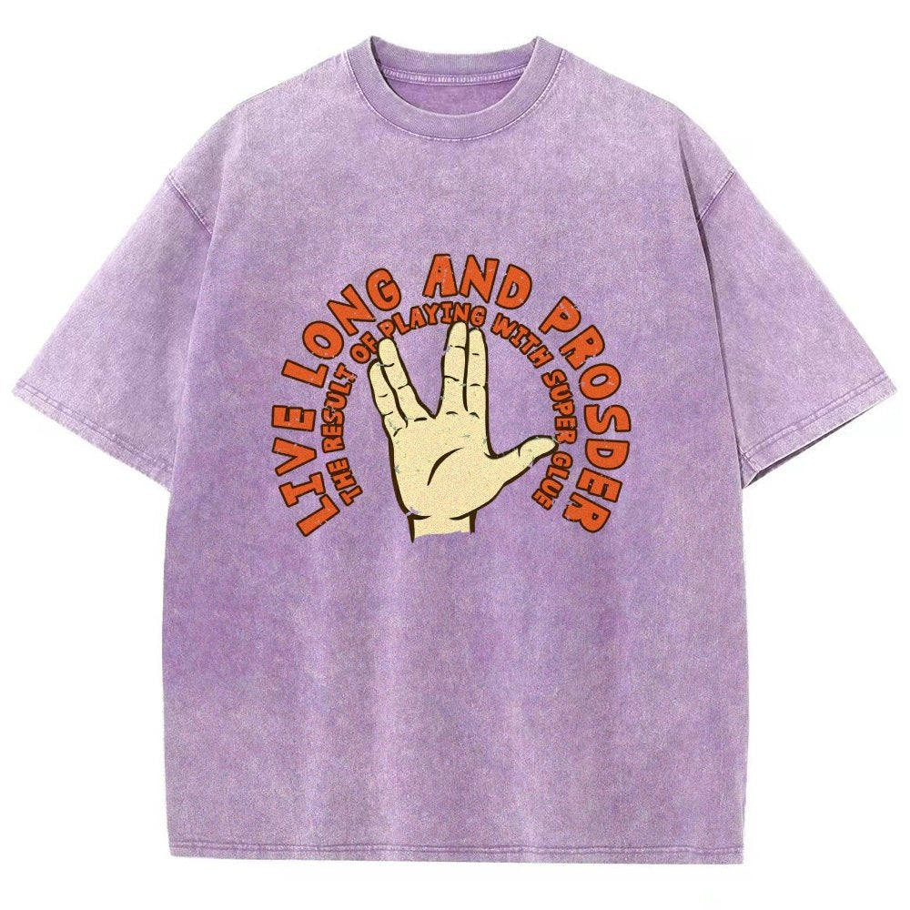 The Result Of Playing With Super Glue Vintage Distressed T-shirt