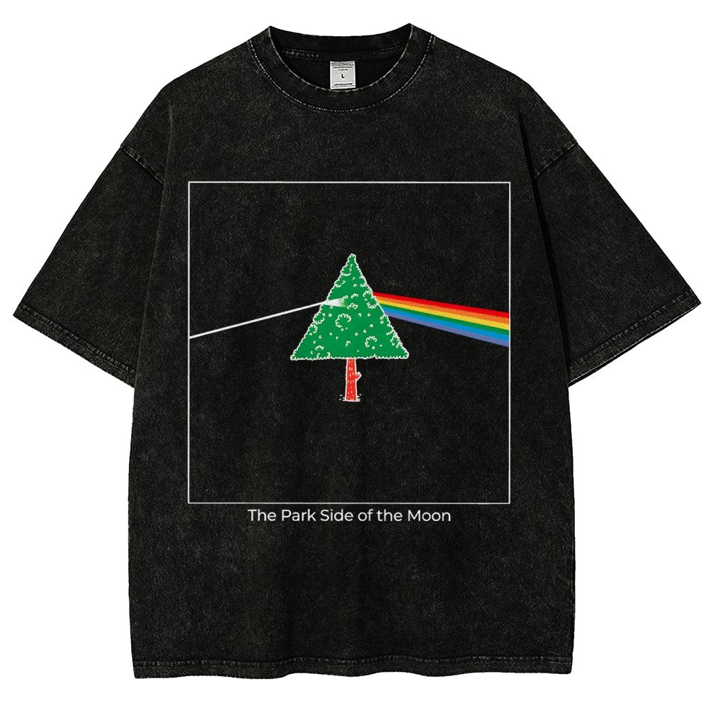 The Park Side of the Moon Vintage Distressed T-shirt