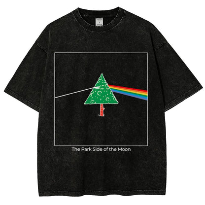 The Park Side of the Moon Vintage Distressed T-shirt