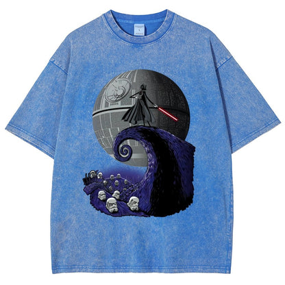The Nightmare Before Realm Vintage Distressed T-shirt