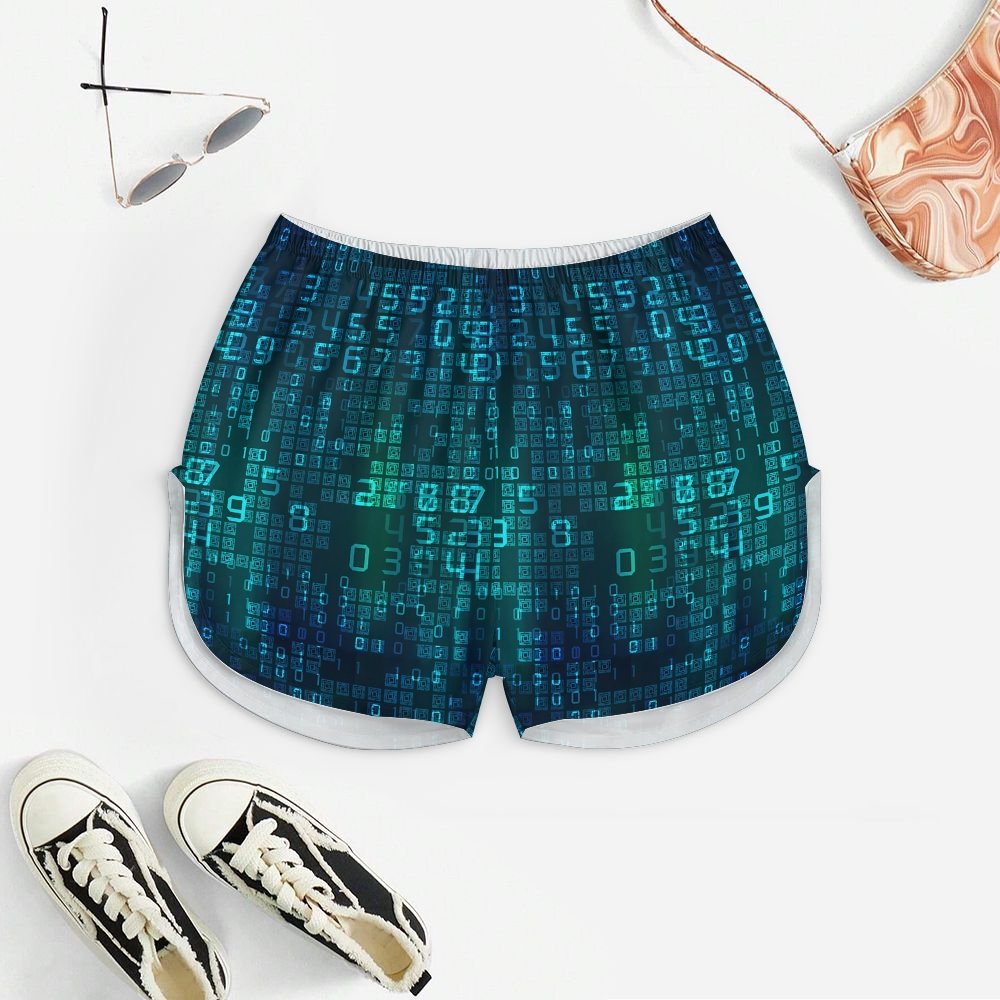 Technology And Digital Women's Geek Suspender Cami Set