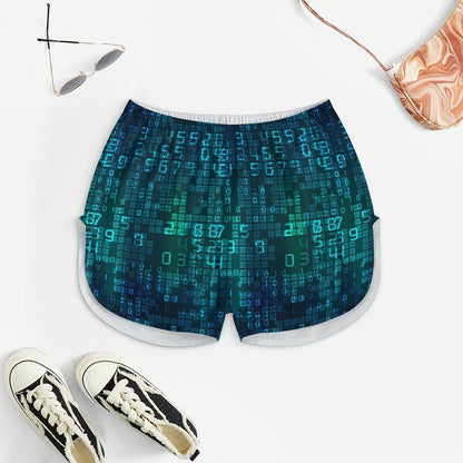 Technology And Digital Women's Geek Suspender Cami Set