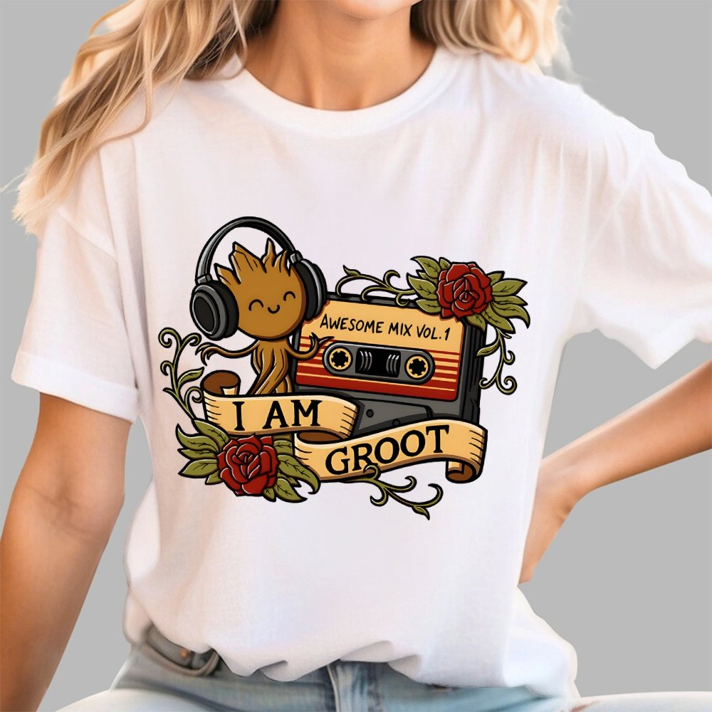 Awesome Mix Tape Tattoo Geek T-Shirt