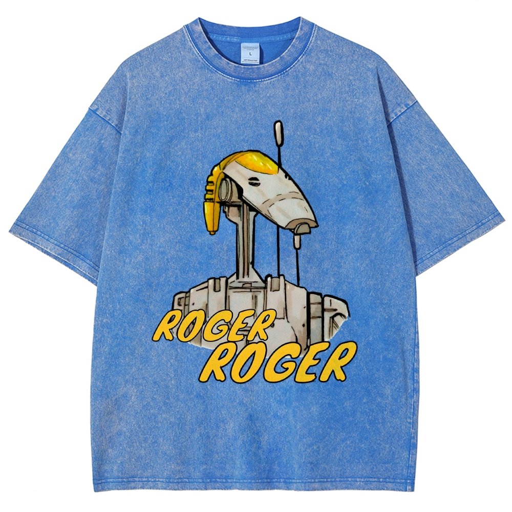 Roger, roger Vintage Distressed T-shirt
