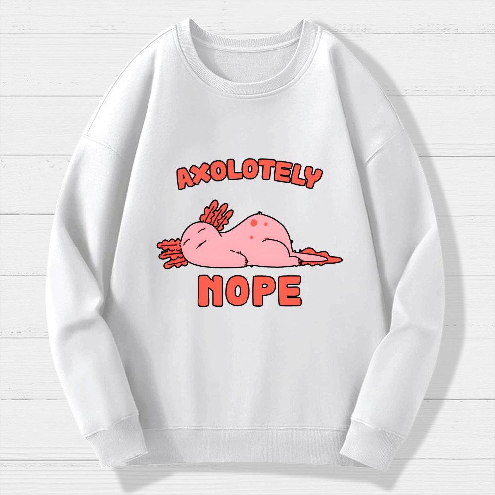 Axo Nope Geek Cotton Sweatshirt