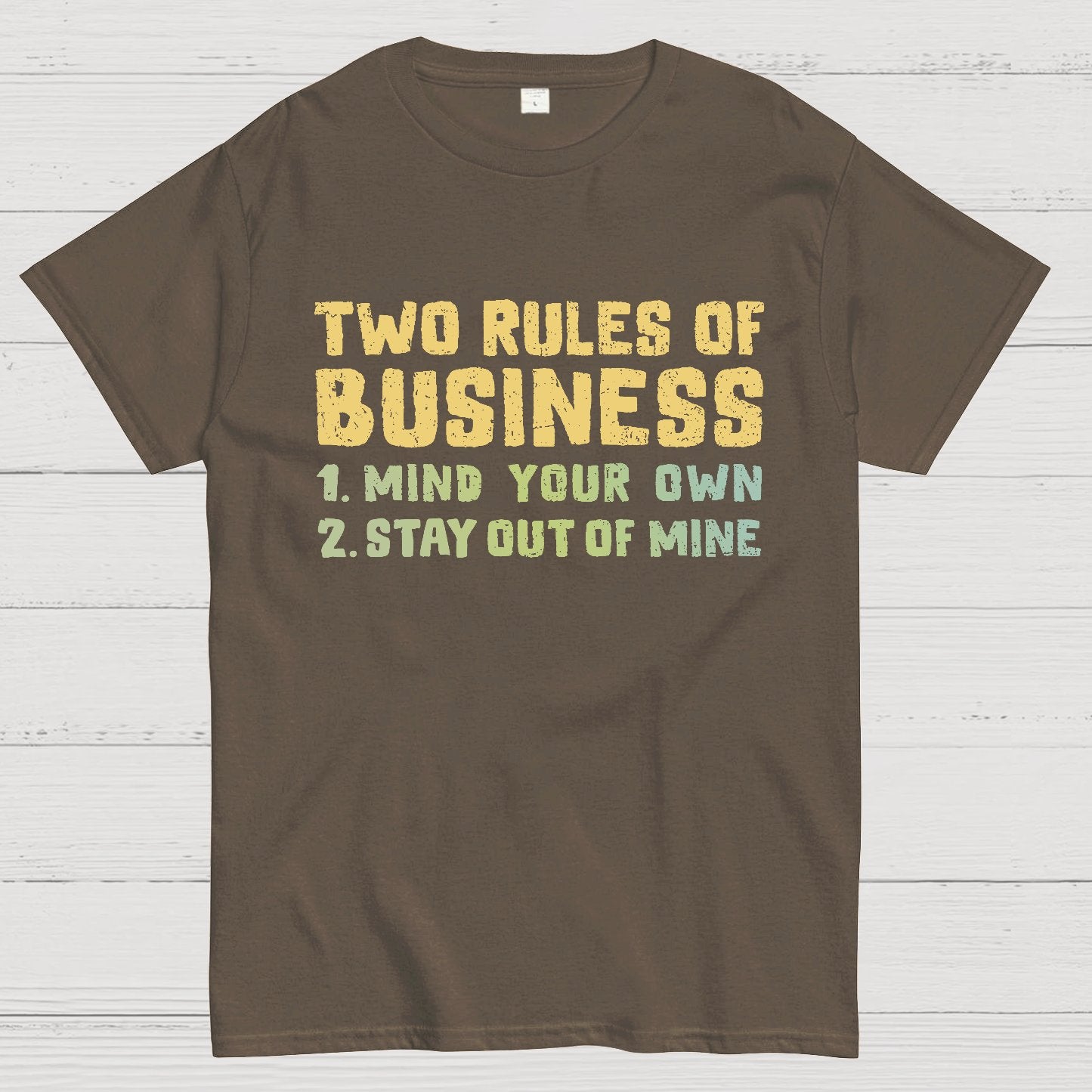 Two Rules of Business Geek T-Shirt