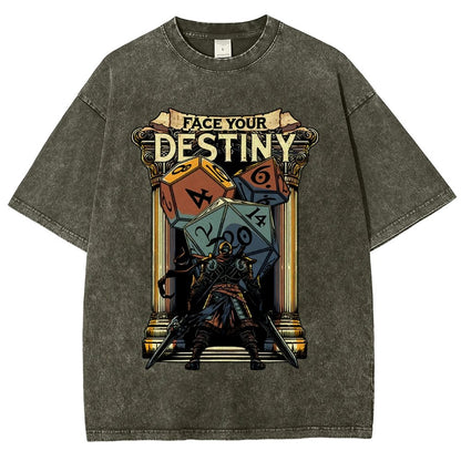 Face your destiny Vintage Distressed T-shirt