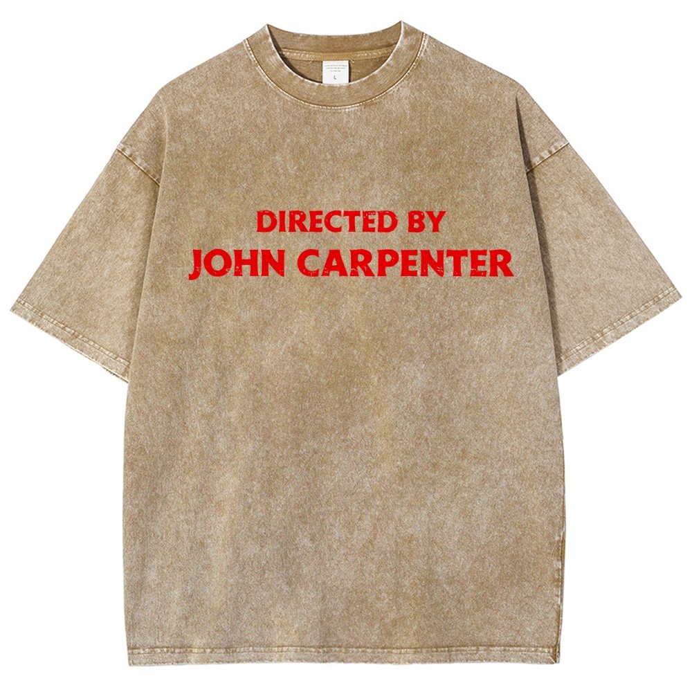 Directed by John Carpenter Vintage Distressed T-shirt
