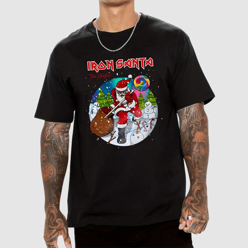 Iron Santa Geek T-Shirt
