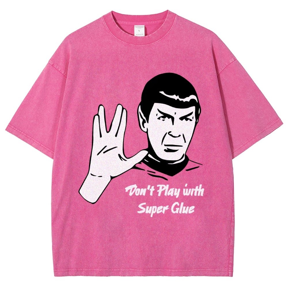 Don't Play With Superglue  Vintage Distressed T-shirt