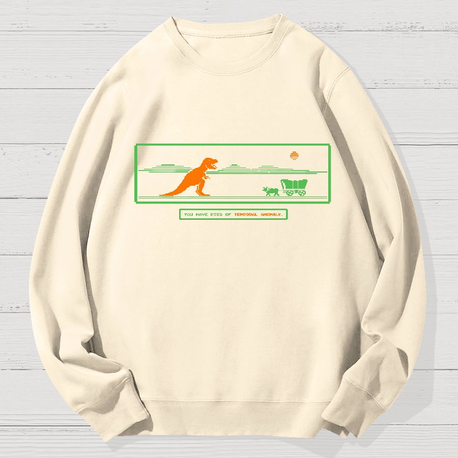 A Wormhole in Oregon Geek Cotton Sweatshirt