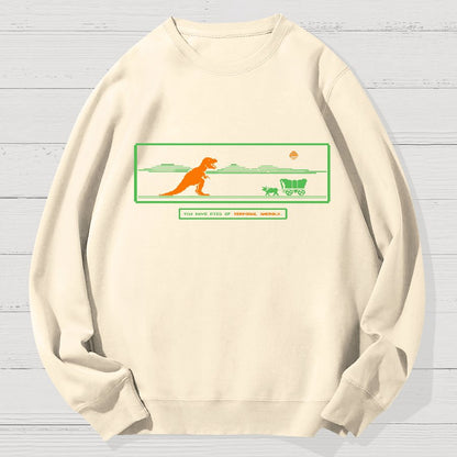 A Wormhole in Oregon Geek Cotton Sweatshirt