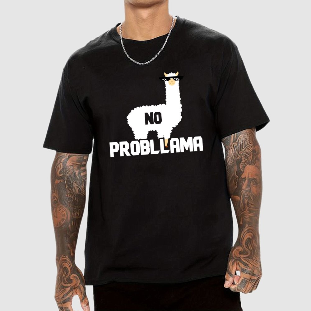 No Probllama Geek T-Shirt