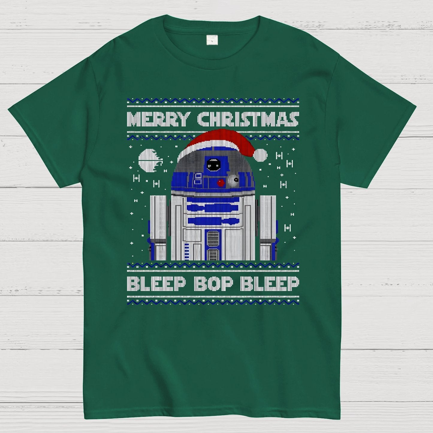 Bleep Bop Bleep Xmas Geek T-Shirt